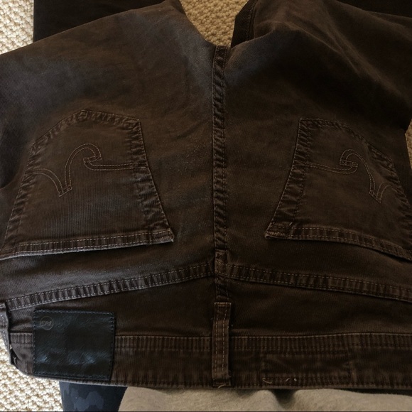 AG Matchbox Slim Straight Corduroy - Dark Brown - Picture 4 of 4